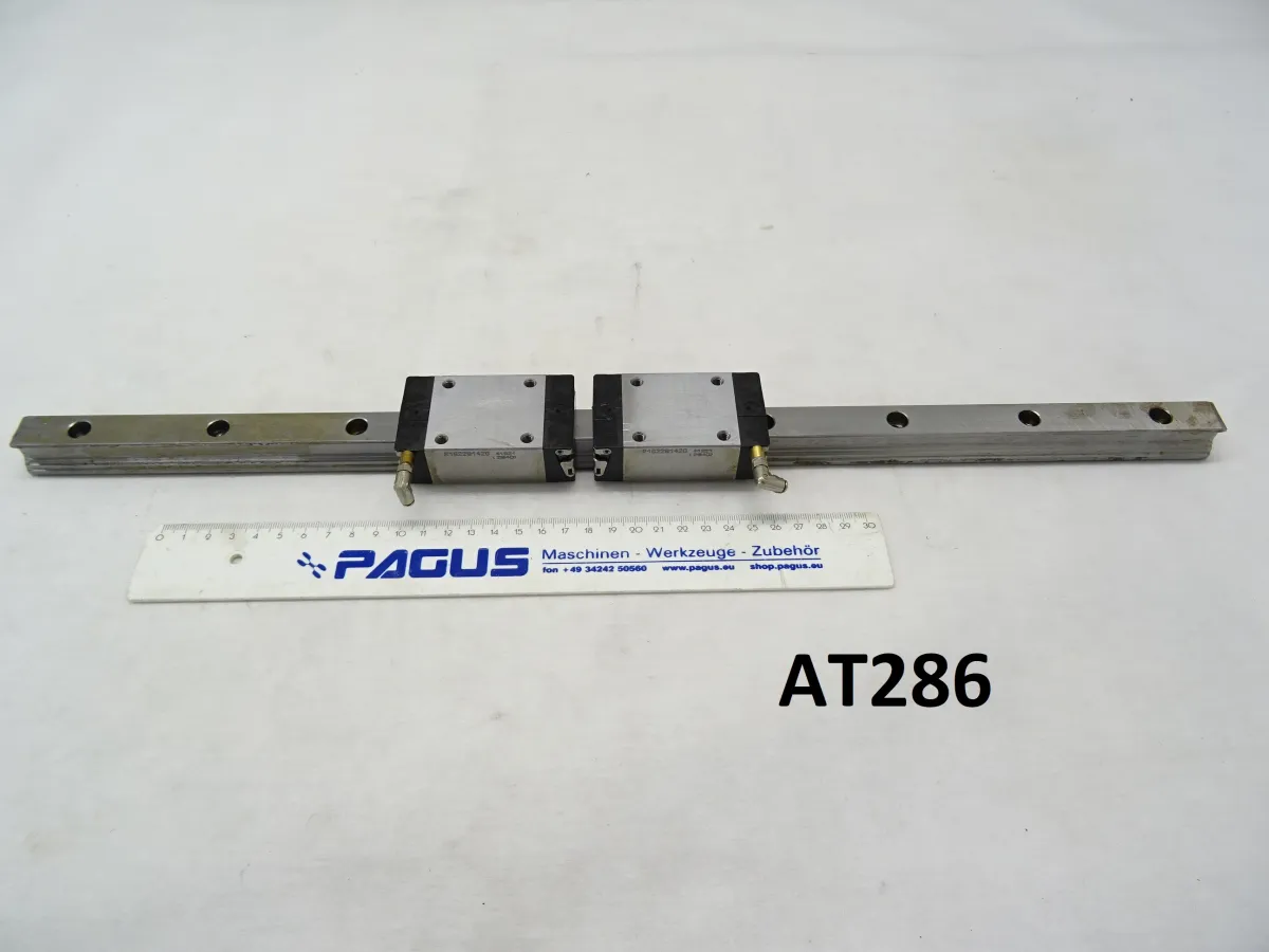 Linearführungswagen 2x R162281420 mit Schiene 536