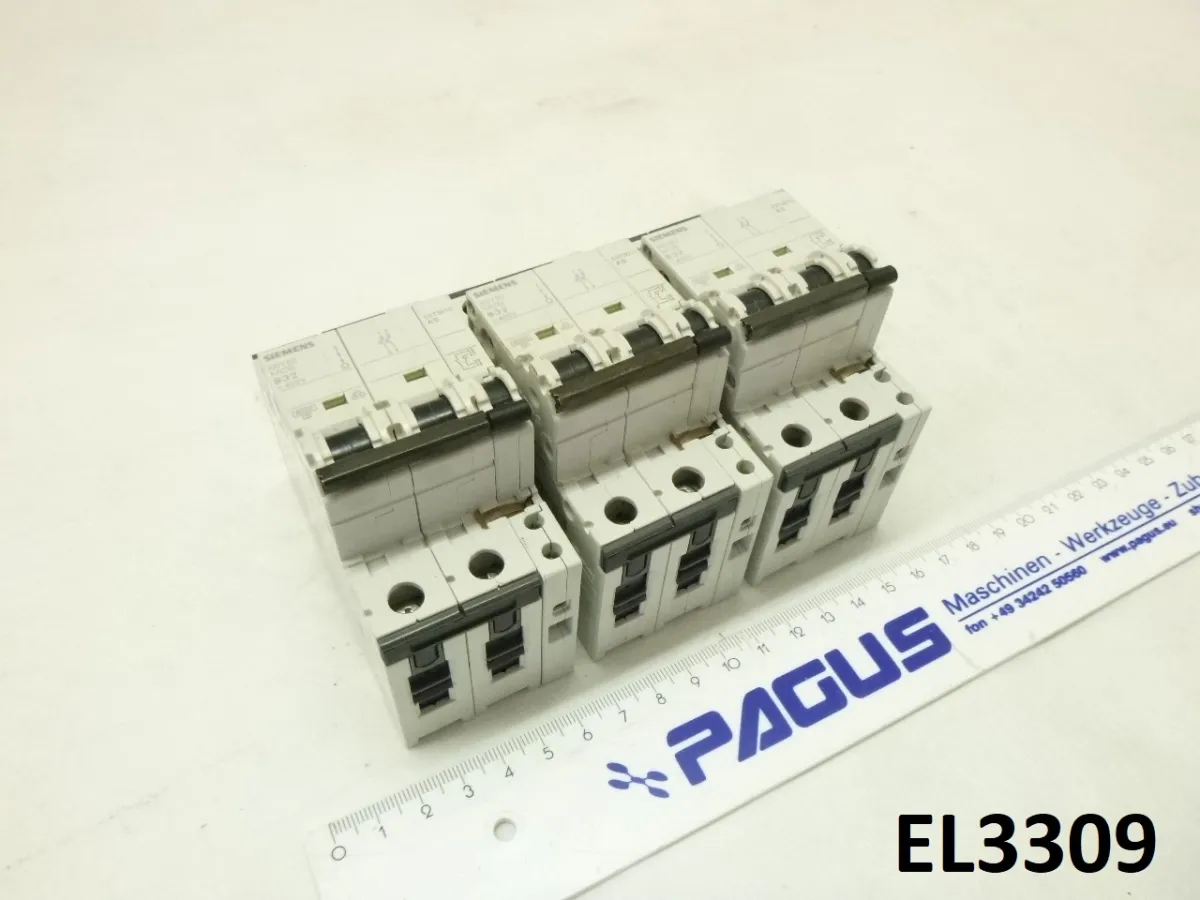 Siemens Leitungsschutzschalter 5SY6232-6, 2x 32 A, 3 Stück