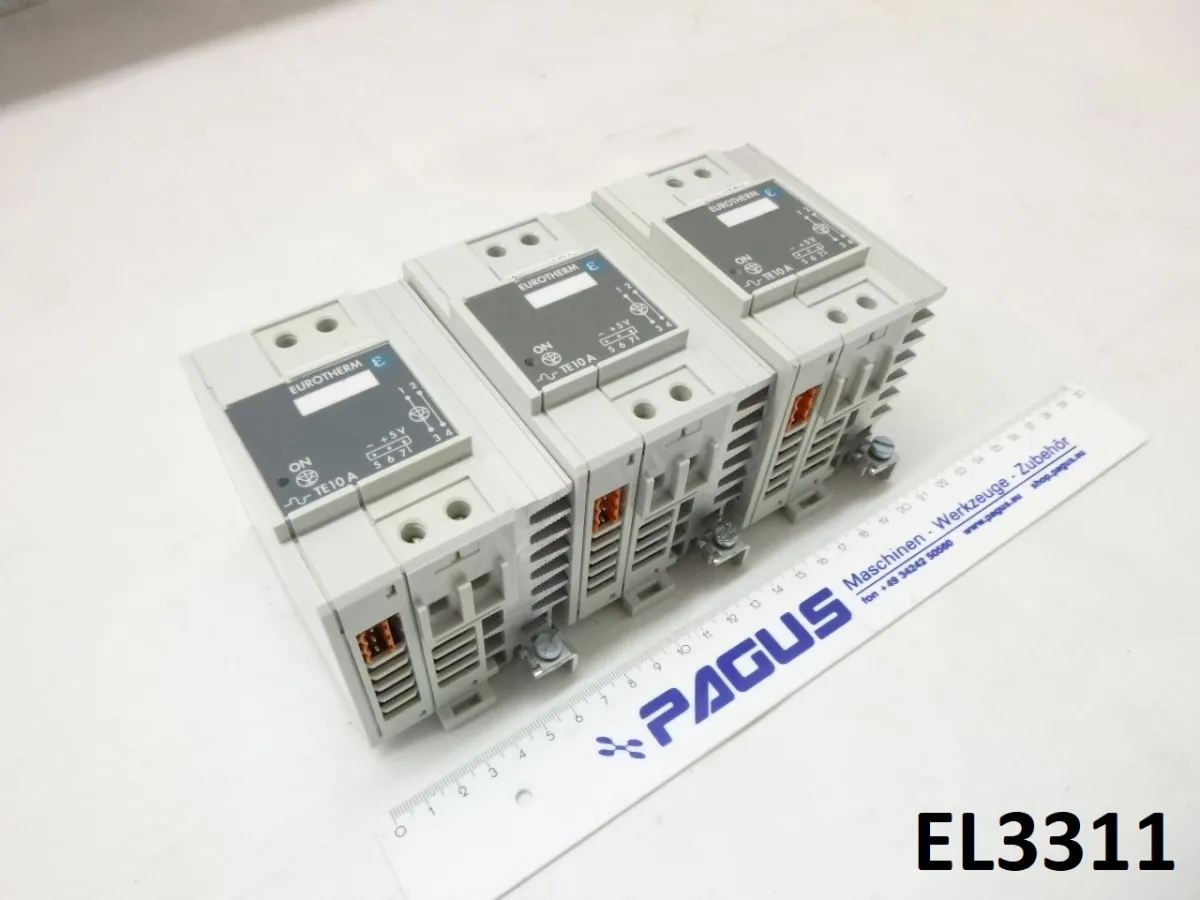 Thyristorschalter TE10 A, 400 V, 25 A, 3 Stück