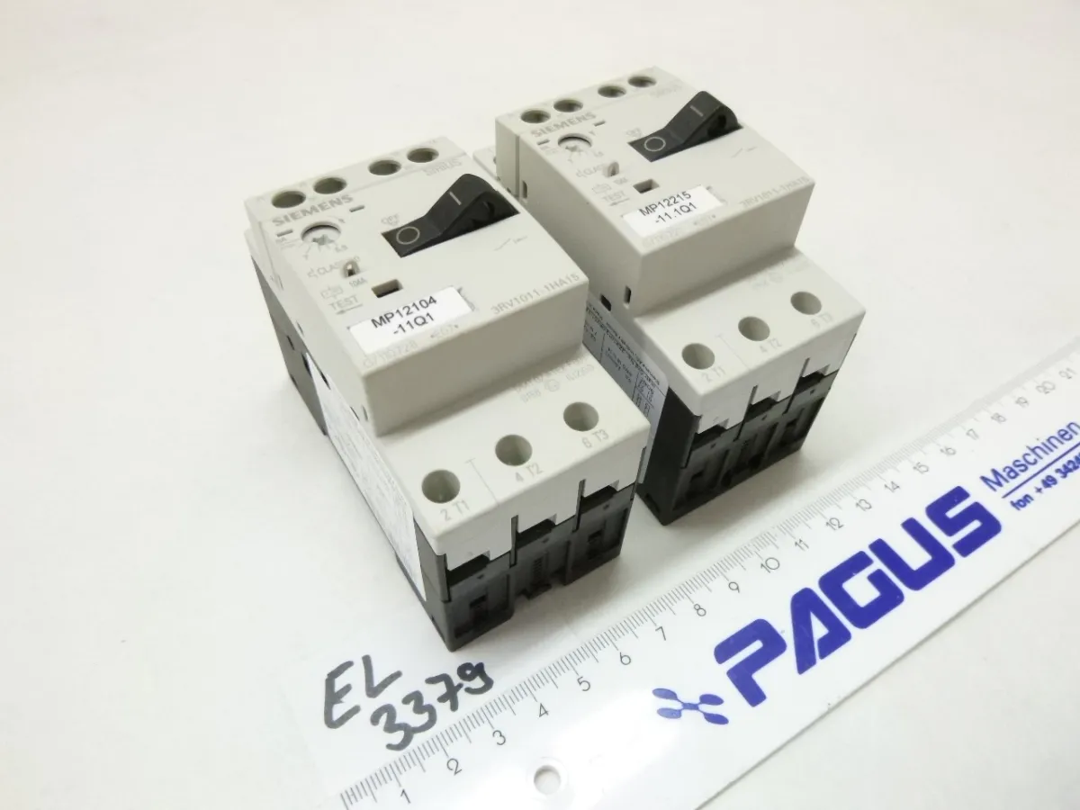 Siemens Motorschutzschalter 3RV1011-1HA15, 5,5 - 8,0 A, 2