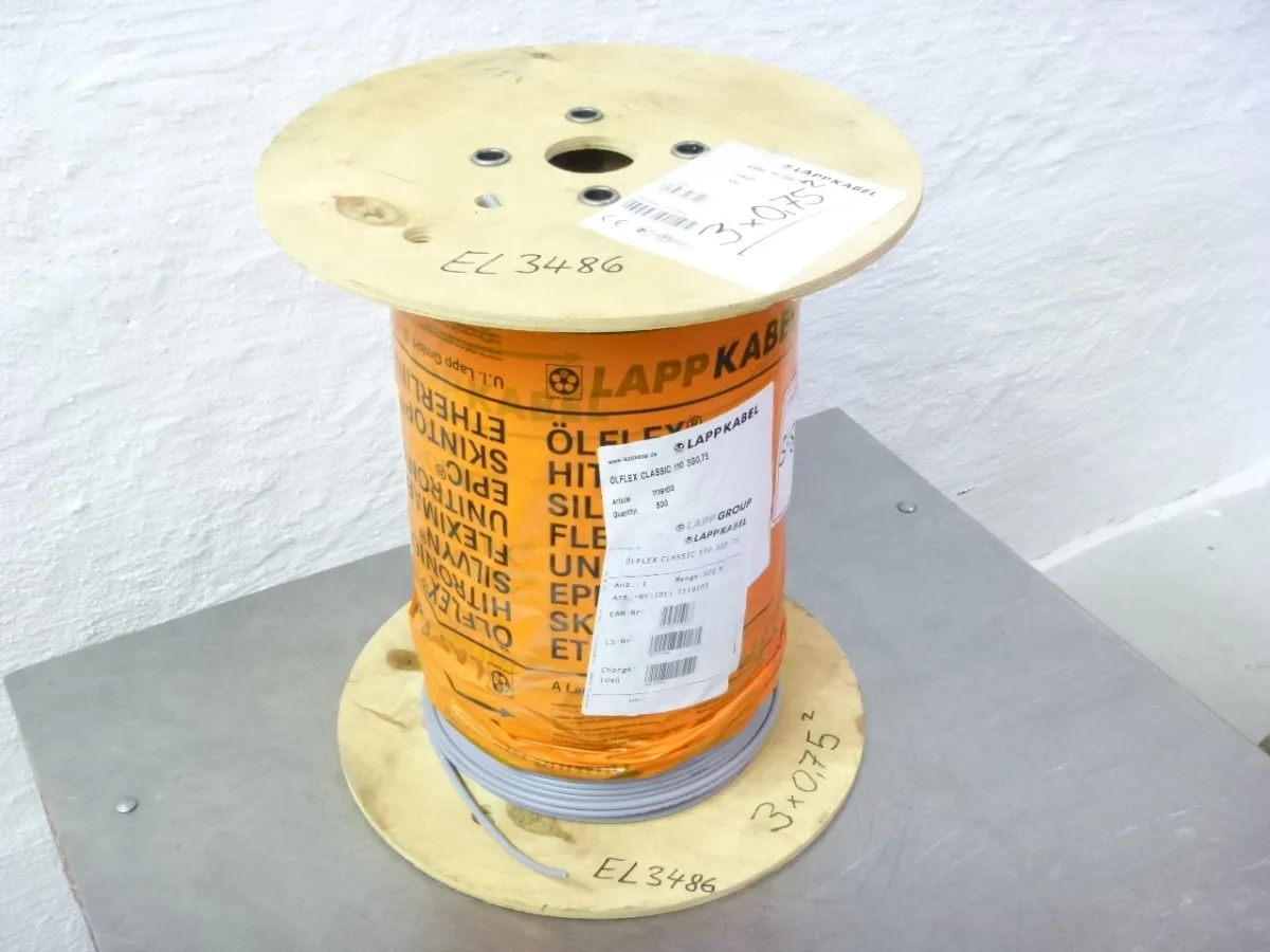 PVC Steuerleitung 3G0,75, Länge: 500 m