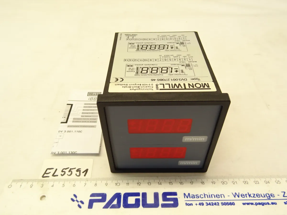 Digitales Einbauinstrument DV3.001.270BS 46