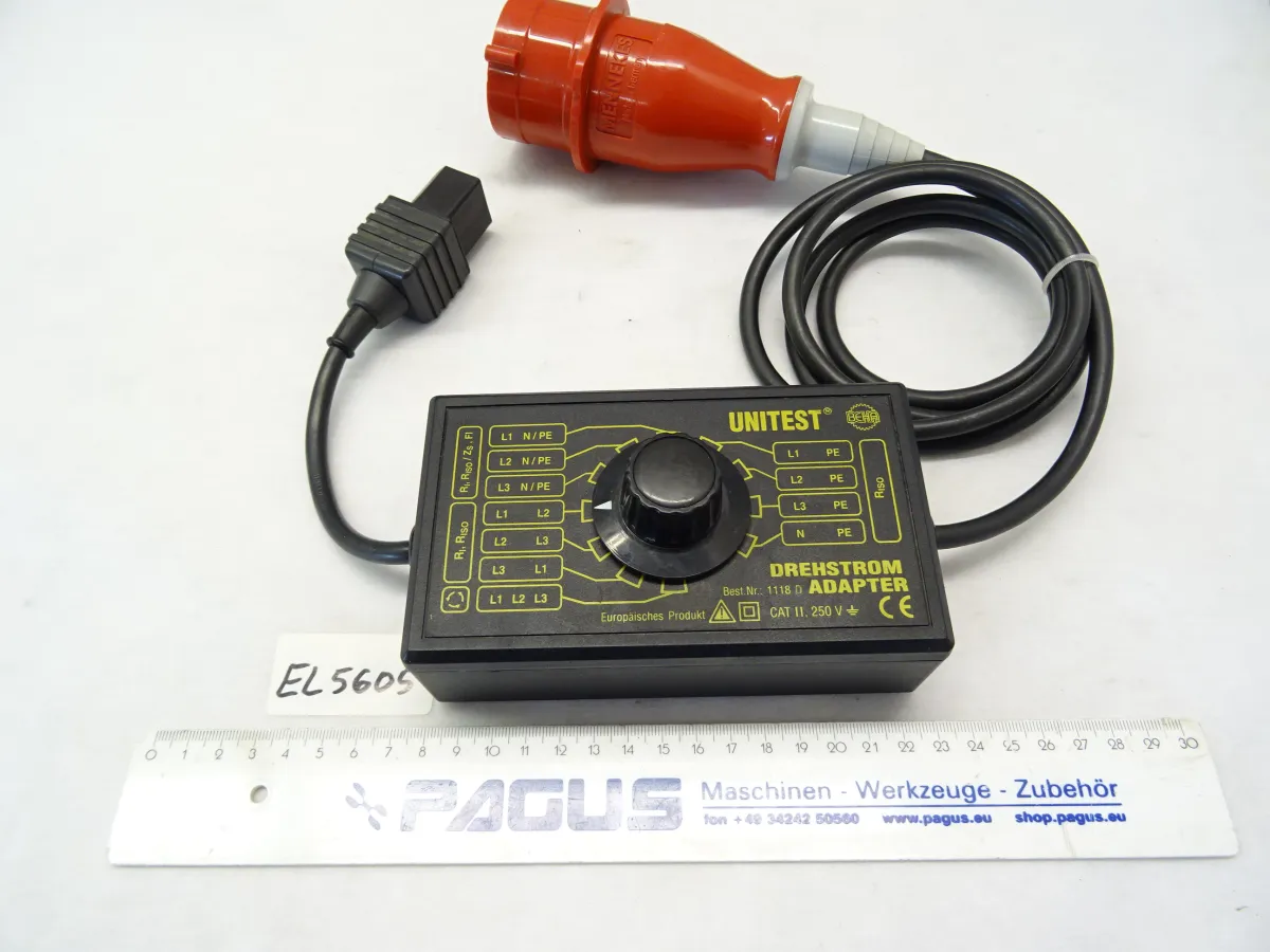 Drehstromadapter UNITEST® 1118D