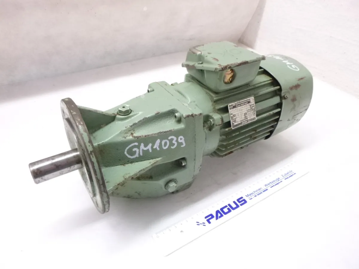 VEM Getriebemotor mit Bremse 0,55 kW, 160 U/min