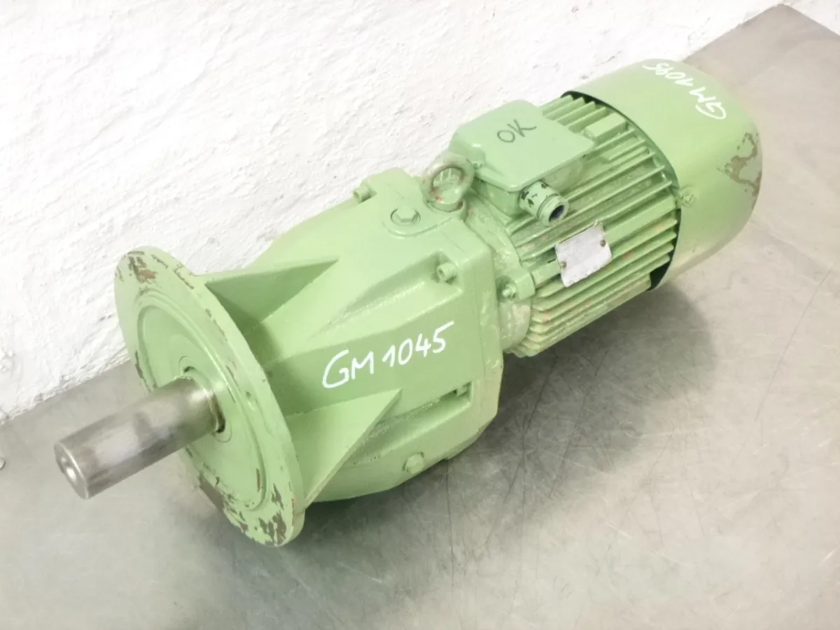 VEM Getriebemotor mit Bremse 0,75 kW, 16 U/min