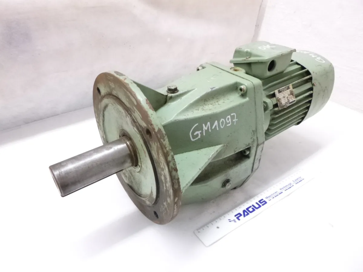 VEM Getriebemotor mit Bremse 0,75 kW, 120 U/min