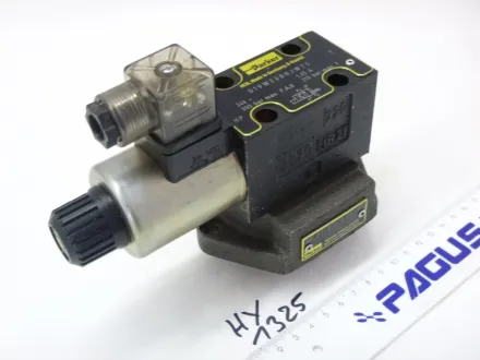 Parker Wegeventil D1VW20BNJW75, mit Anschlussplatte – RESALE