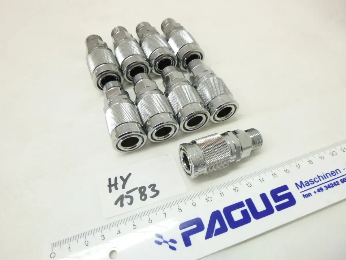 Verschlusskupplung, LP-006-0-WR5, 9 Stück