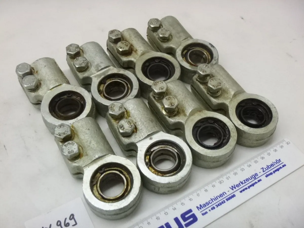 Hydraulik-Gelenkkopfset Ø 25 mm, 8 Stück