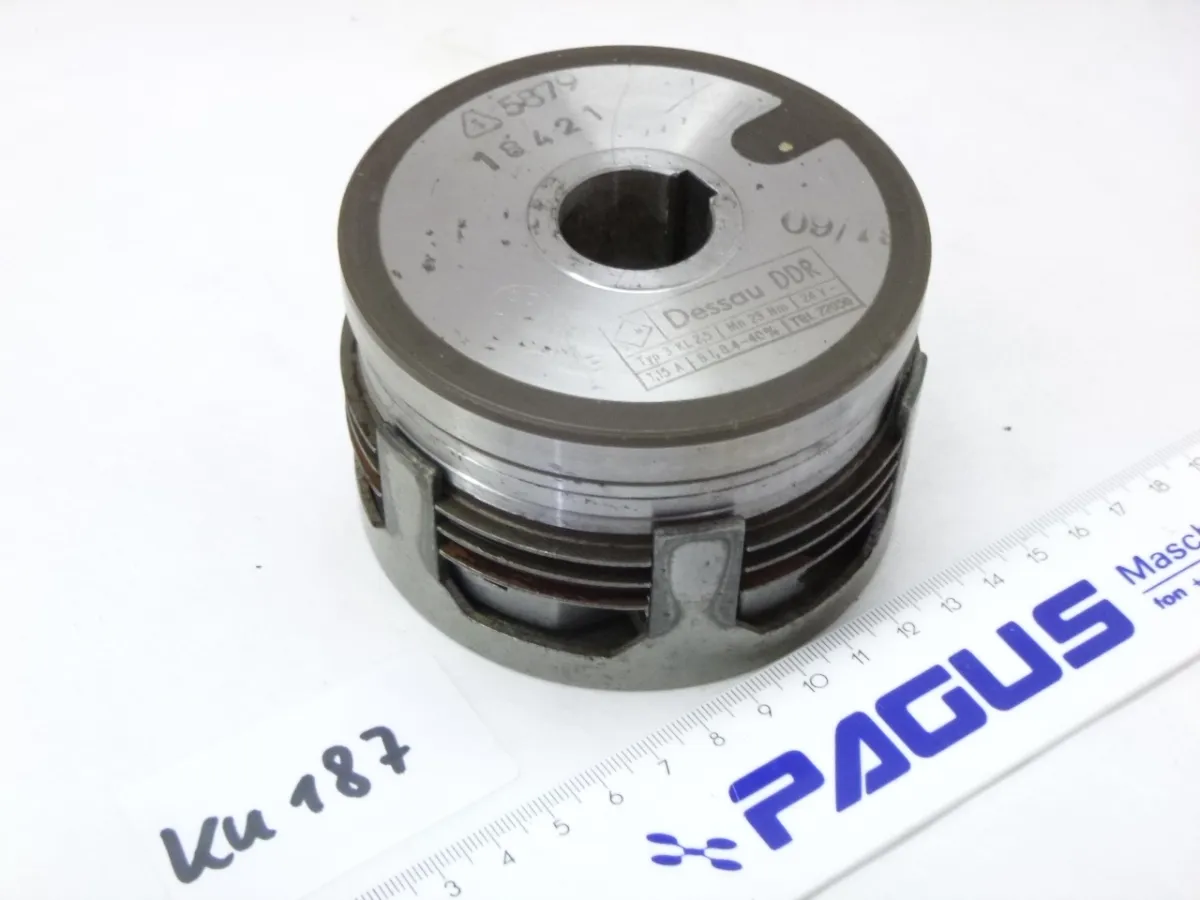 Magnetkupplung 3 KL 2,5 Ø 25 mm 1 Nut