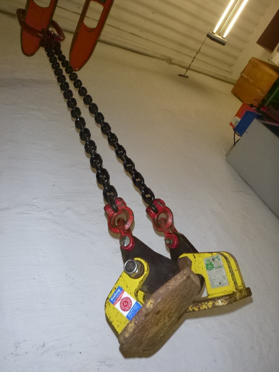 Hebeklemme K15, Paar mit Geschirr