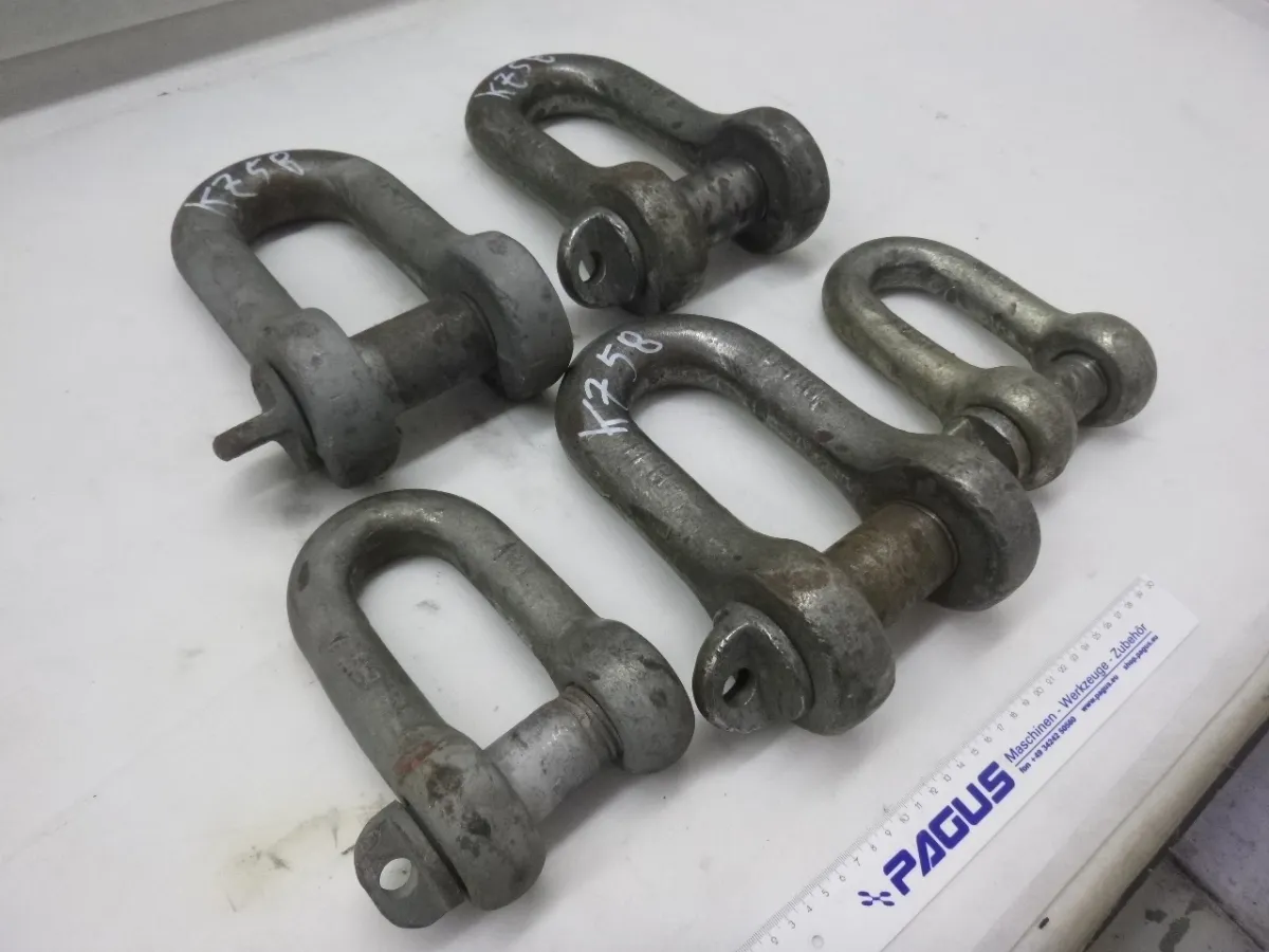 Posten Schäkel mit Augenbolzen 1 1/2 und 1 1/4 Zol