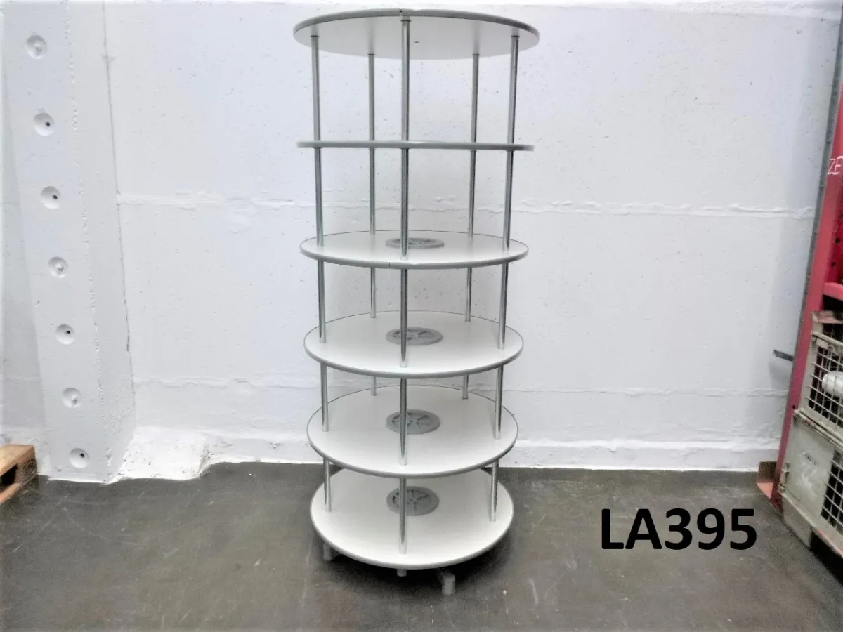 Ordnersäule Ø 820 mm, 5 Etagen