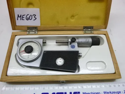 Feinmeßwerkzeuge Suhl Bügelfeinzeiger (Passameter) 25 - 50 mm – RESALE