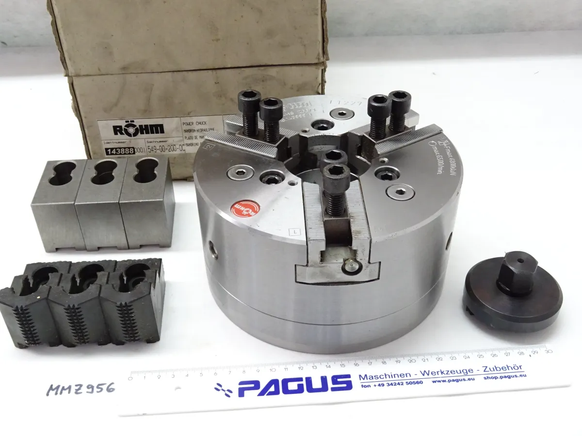 Röhm Kraftspannfutter Ø 200 mm, KFD-200/3HS