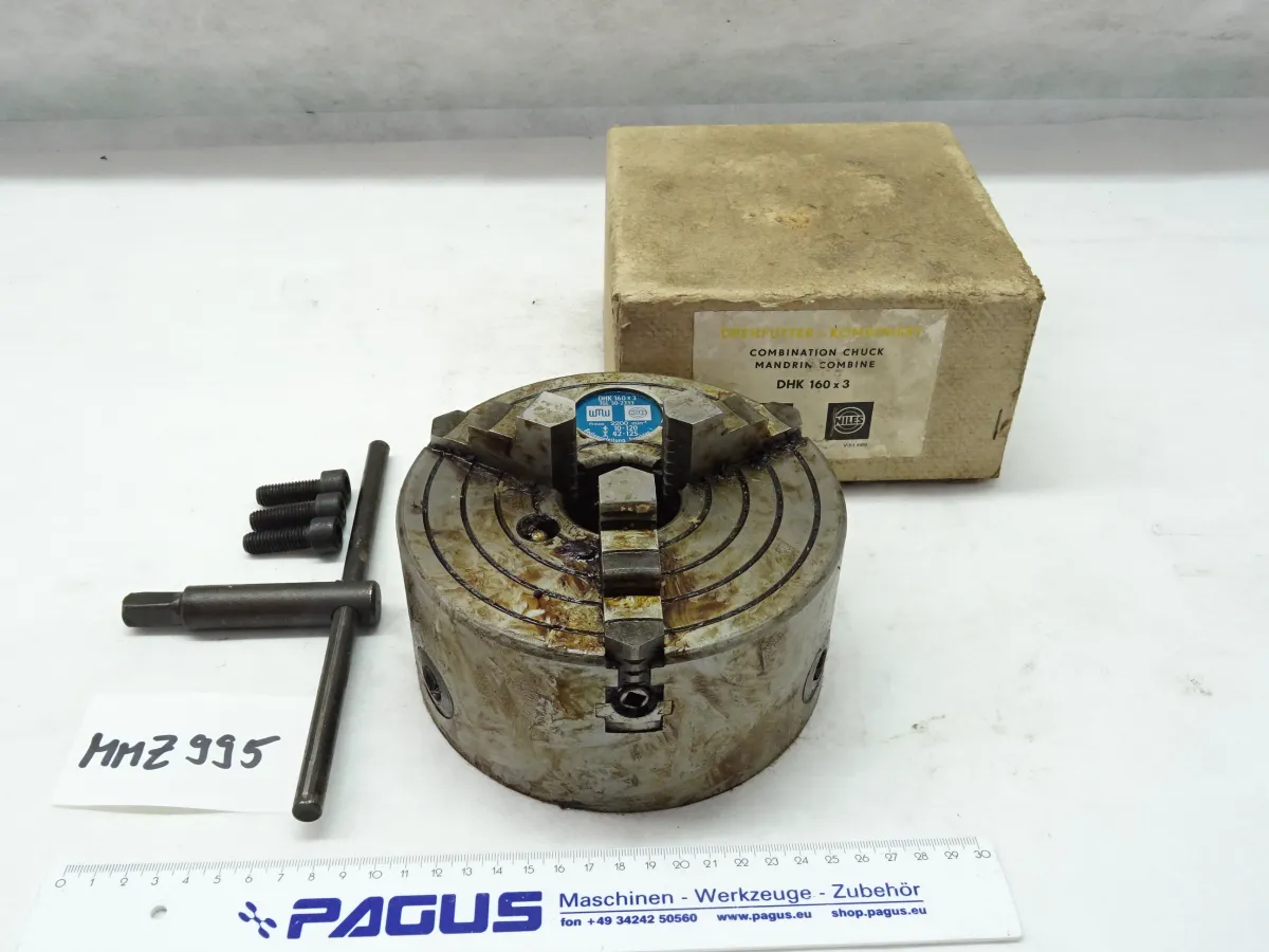 WMW 3-Backenfutter Ø 160 mm, DHK 160 x 3