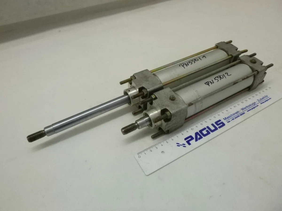 ORSTA Pneumatik Pneumatikzylinder Hub 125 mm, Pn1A 40x125, 2 Stück