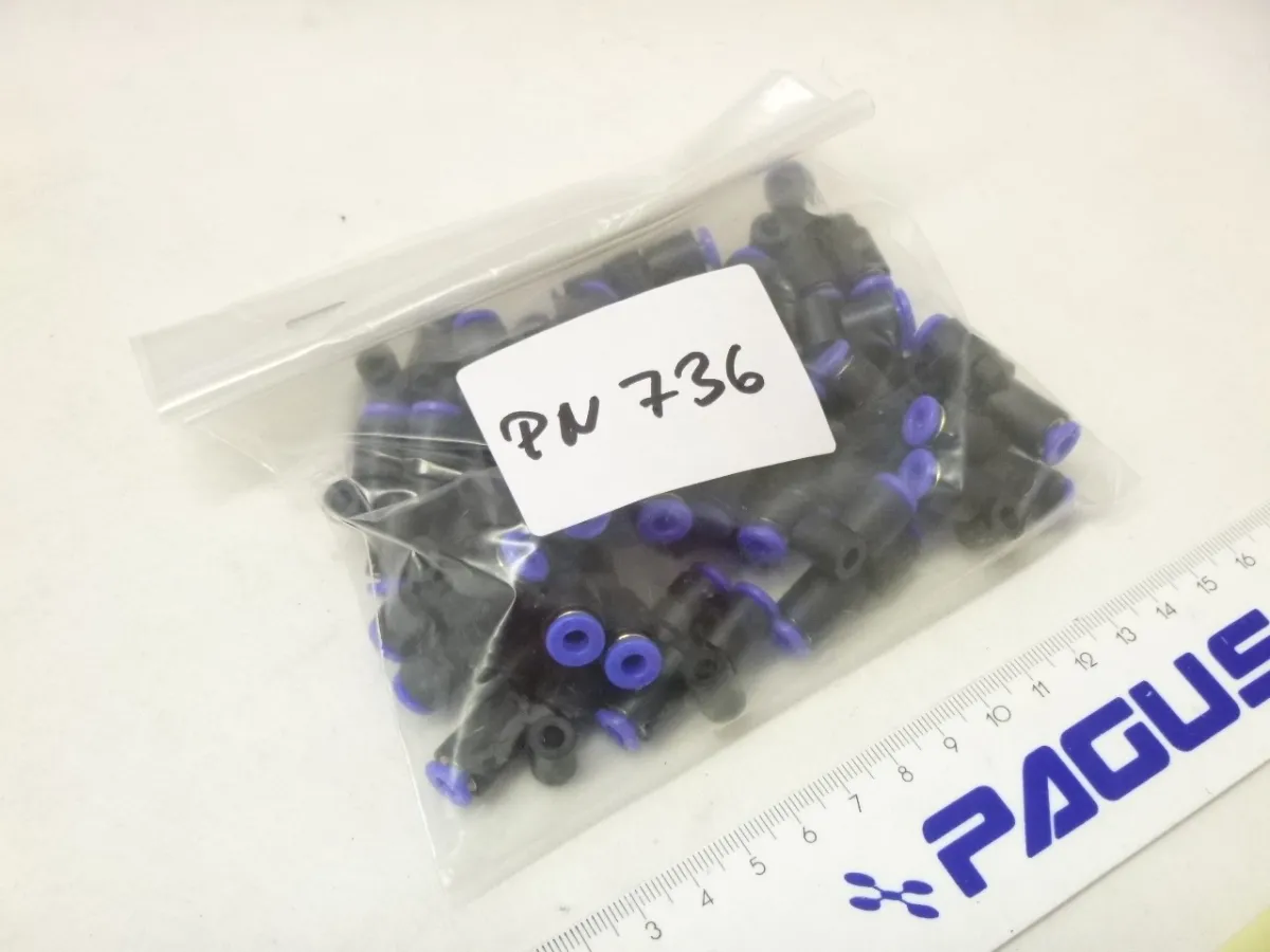 SMC Y-Steckanschluss 4 mm-4 mm, 25 Stück