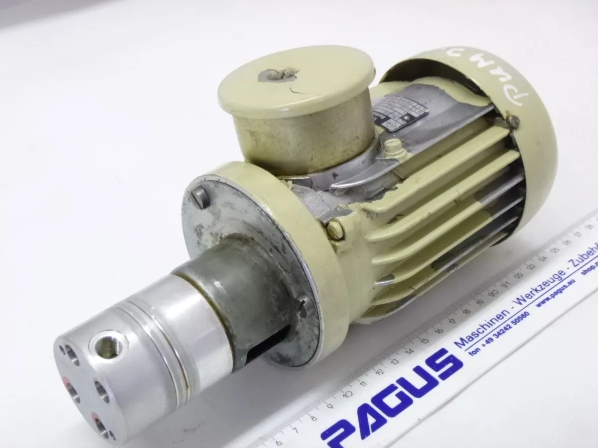 Saxonia Schwarzenberg Schmierpumpe mit Motor ZE 6,3L