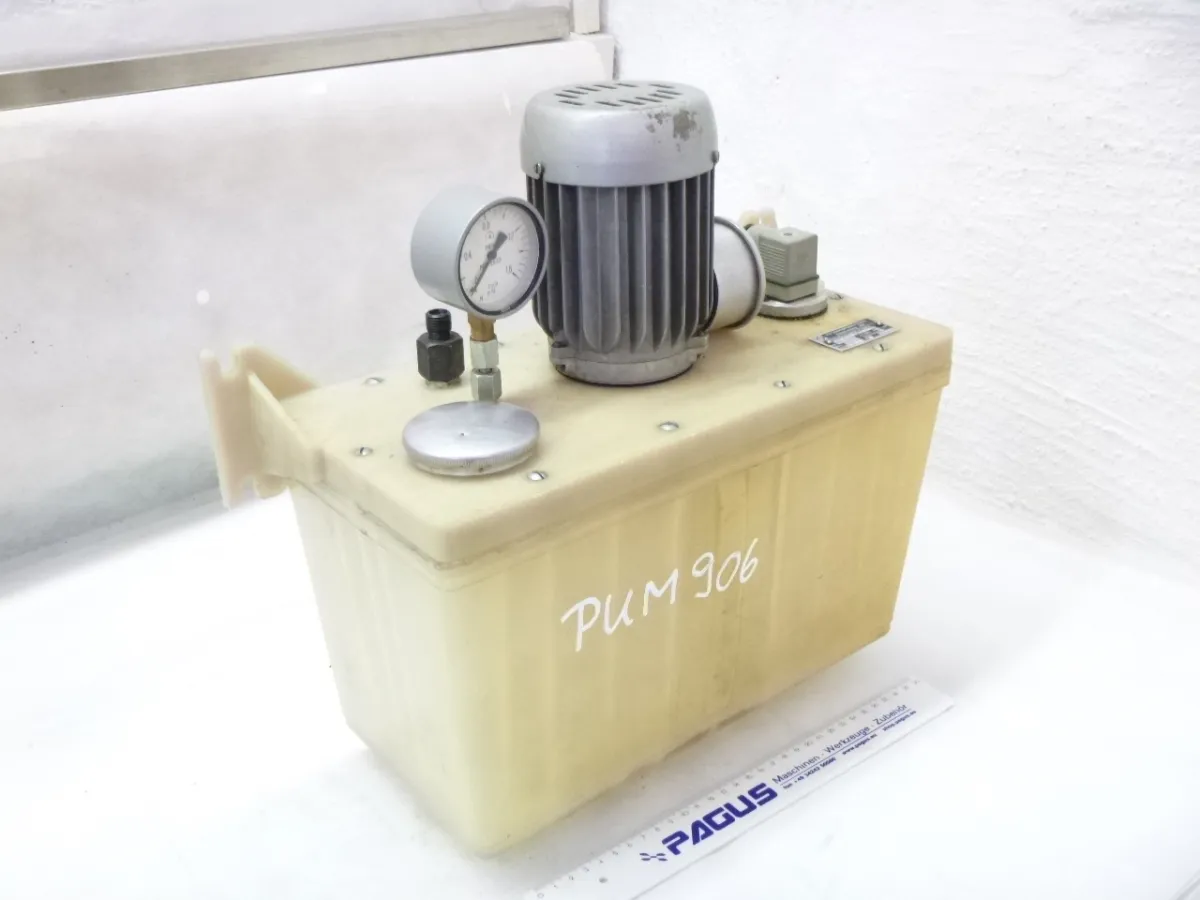 Saxonia Schwarzenberg Schmierpumpe mit Tank ZE 6,3L