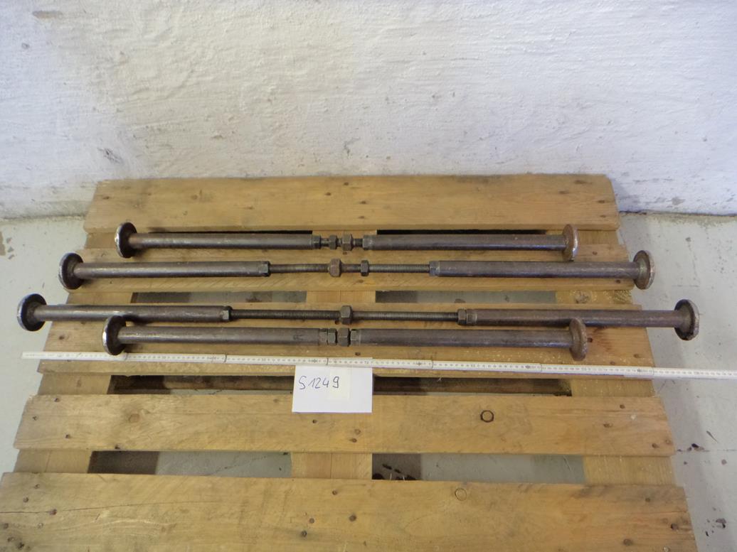 Schraubstützen, 4 Stück, 900 - 1300 mm