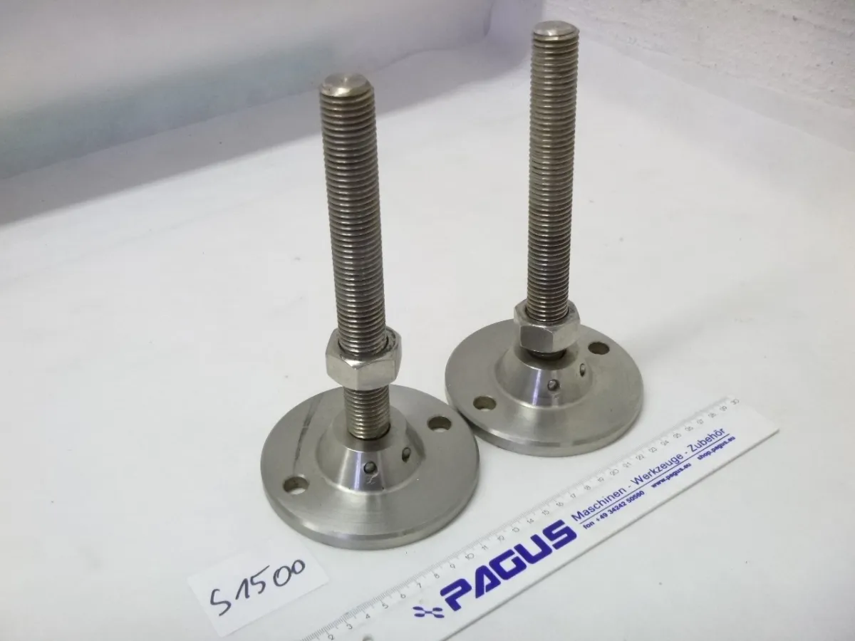 Maschinenfußset 2 Stk. Ø 120 mm x 190 mm