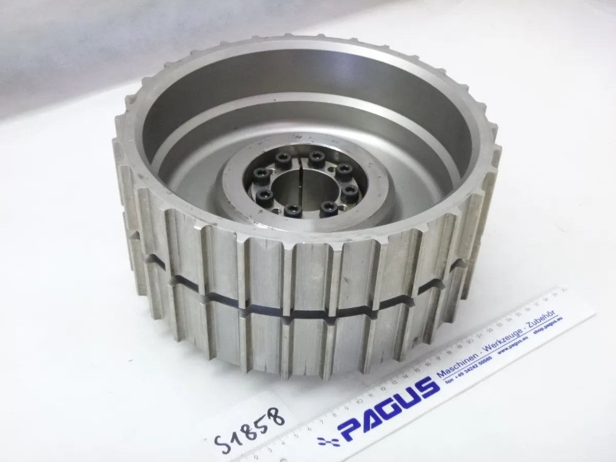 Zahnriemenscheibe 2x Ø 265 x 55 mm