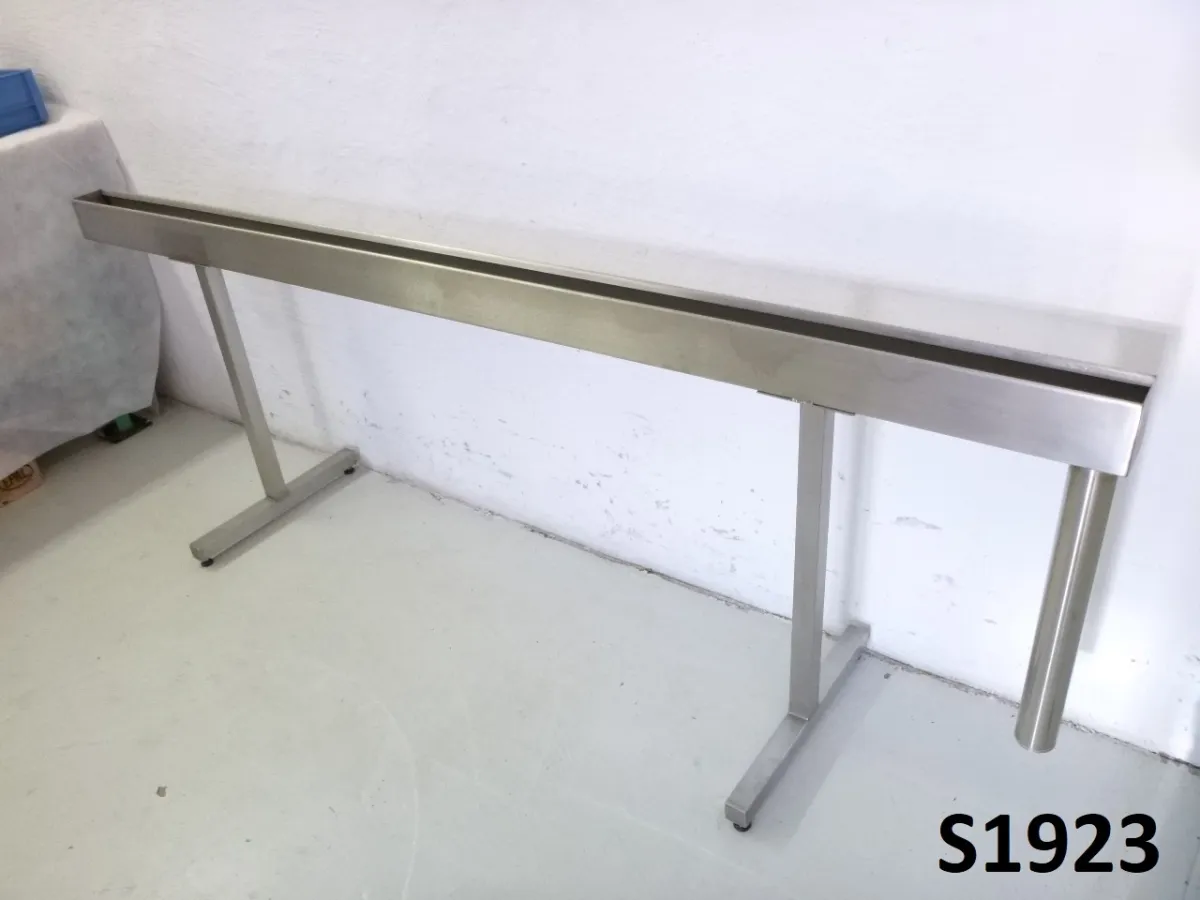 Edelstahlabflussrinne 2300 x 90 x 100 mm