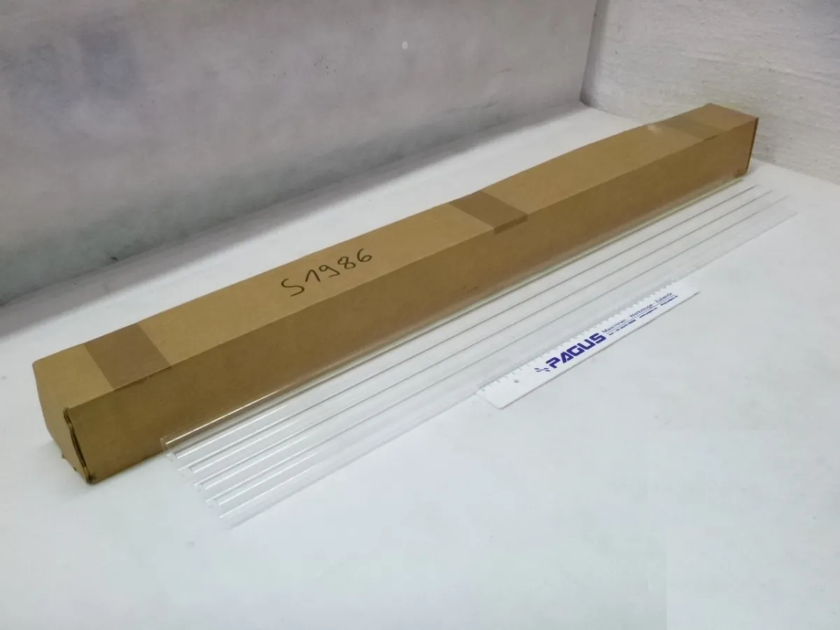 Quarzmantelrohr Ø 20 mm x 830 mm, 5 Stück