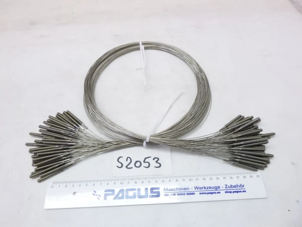 Edelstahllitze Ø 0,85 mm, mit Gewindestifte, 50 St
