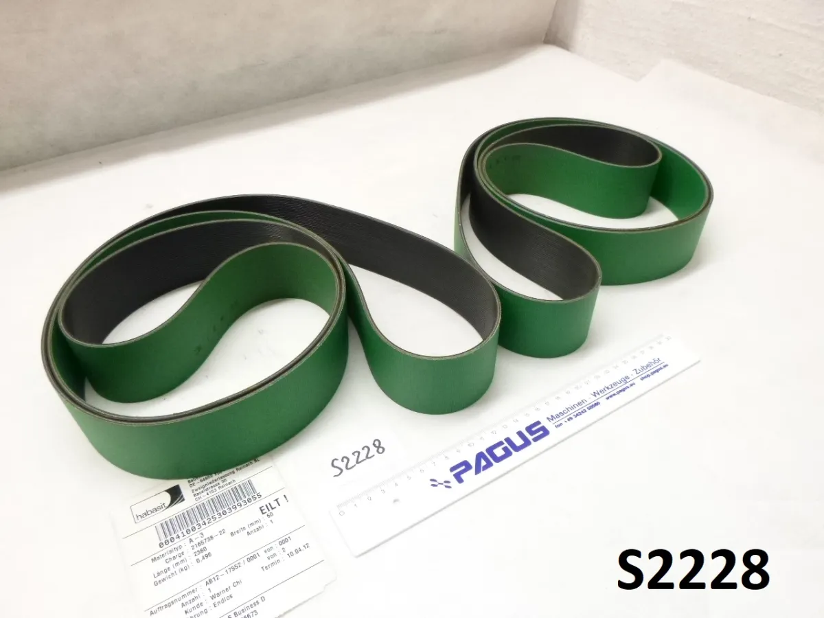 Flachriemen A-3, 2360 x 60 mm, 2 Stück