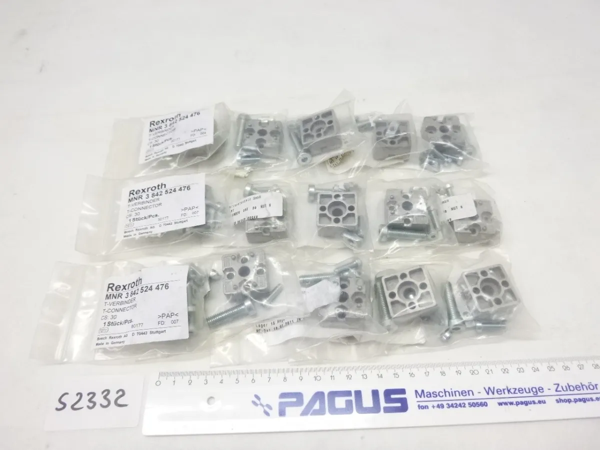 Rexroth T-Verbinder 30 x 30 mm, 15 Stück