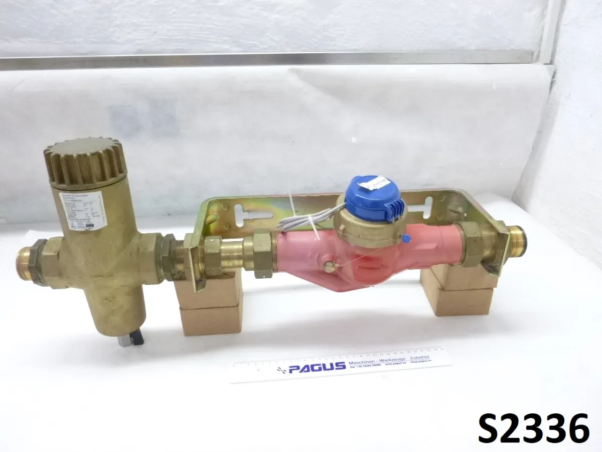 Wasserzähler mit Schutzfilter, 10 m³/h