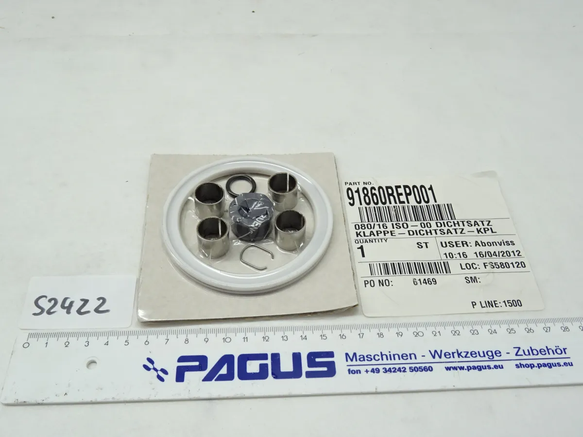 Dichtsatz Klappe / KPL 080/16 ISO - 00