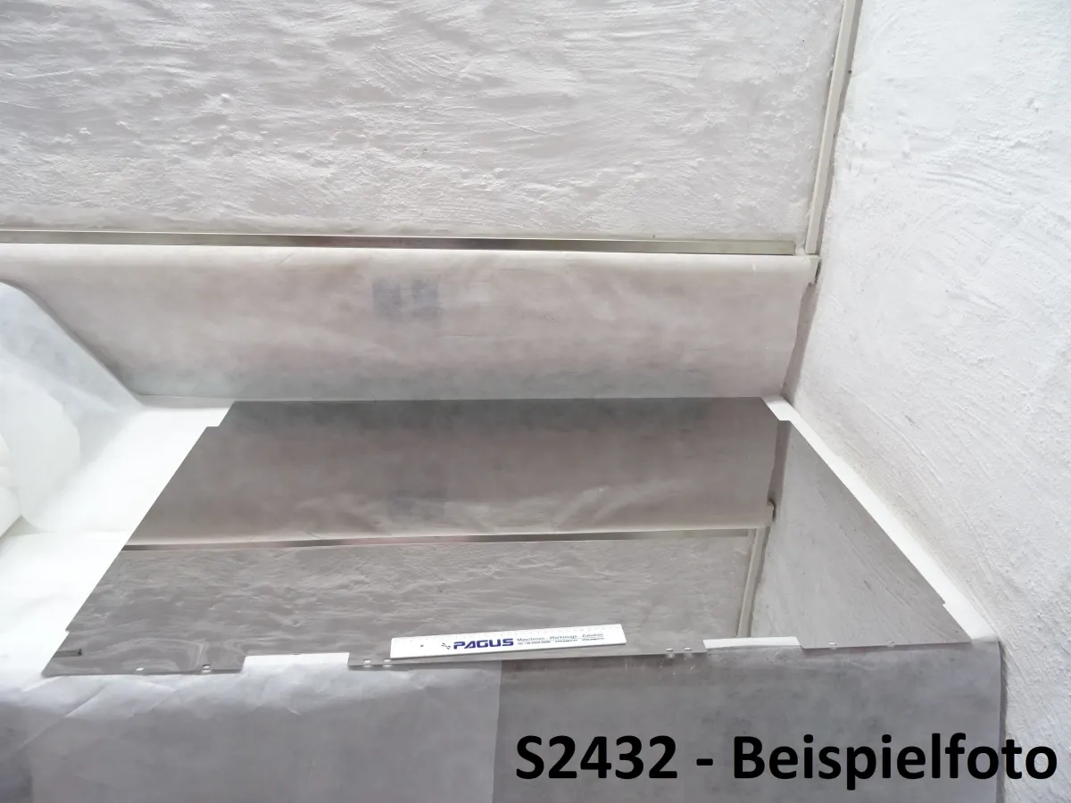 Blechtafel aus Invar® 36, 840 x 430 mm