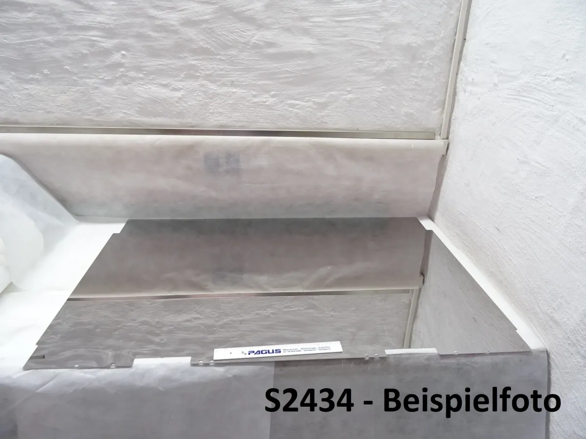 Blechtafel aus Invar® 36, 680 x 300 mm