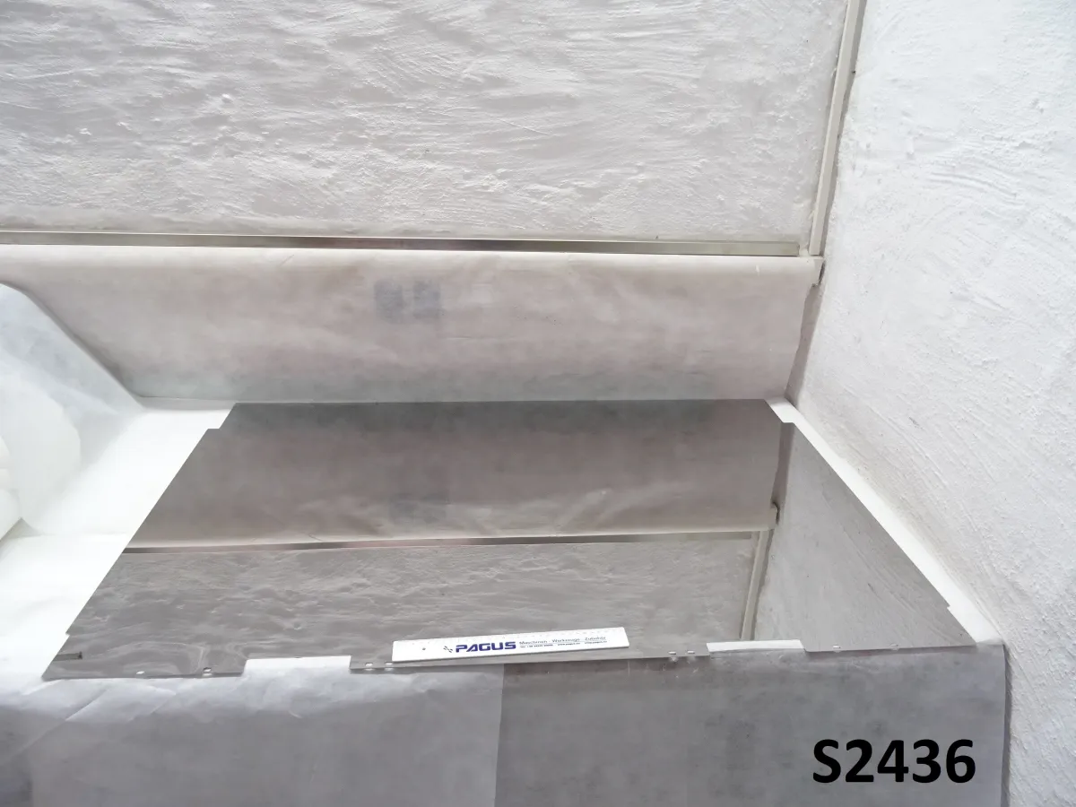Blechtafel aus Invar® 36, 1230 x 810 mm