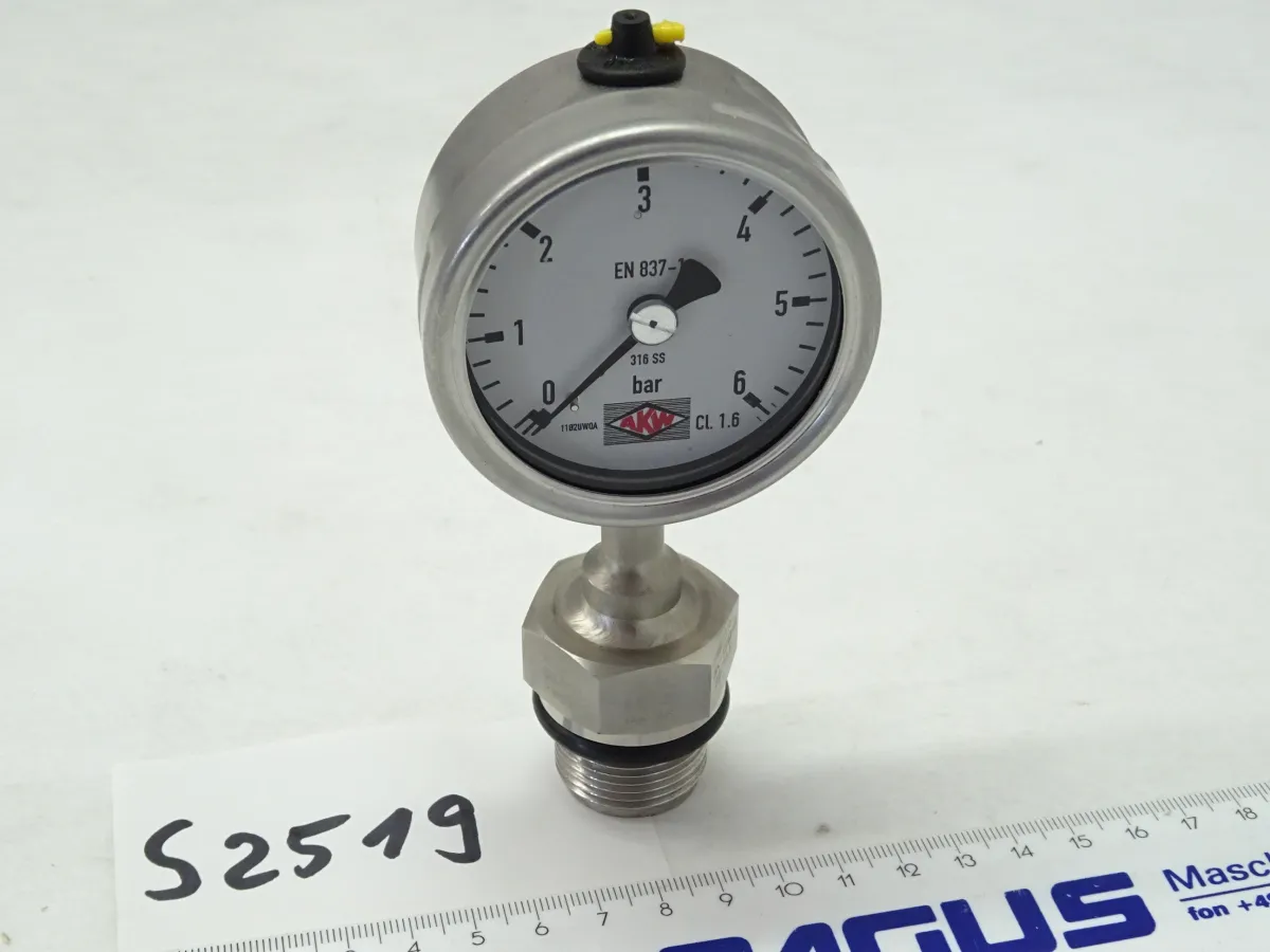 Druckmittler mit Manometer 0 - 6 bar