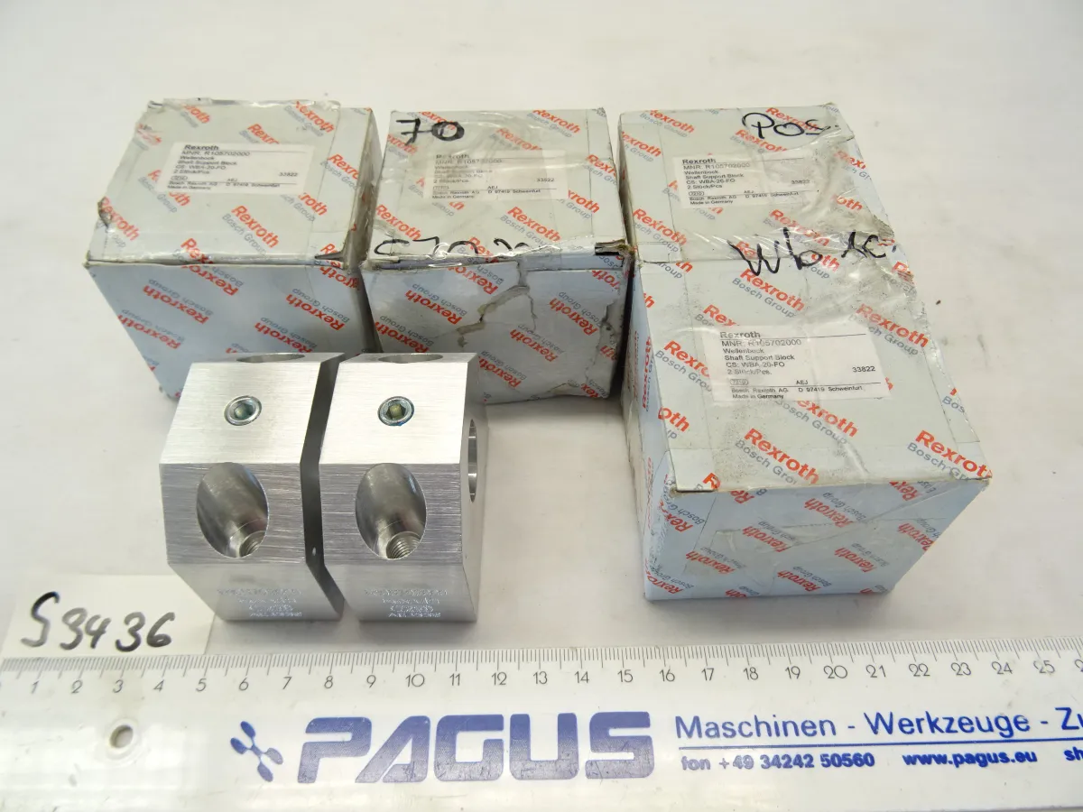 Rexroth Wellenbock WBA-20-FO, 8 Stück