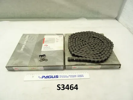 Einfach-Rollenkette 12B-1, 3 Stück, Gesamtlänge ca – RESALE