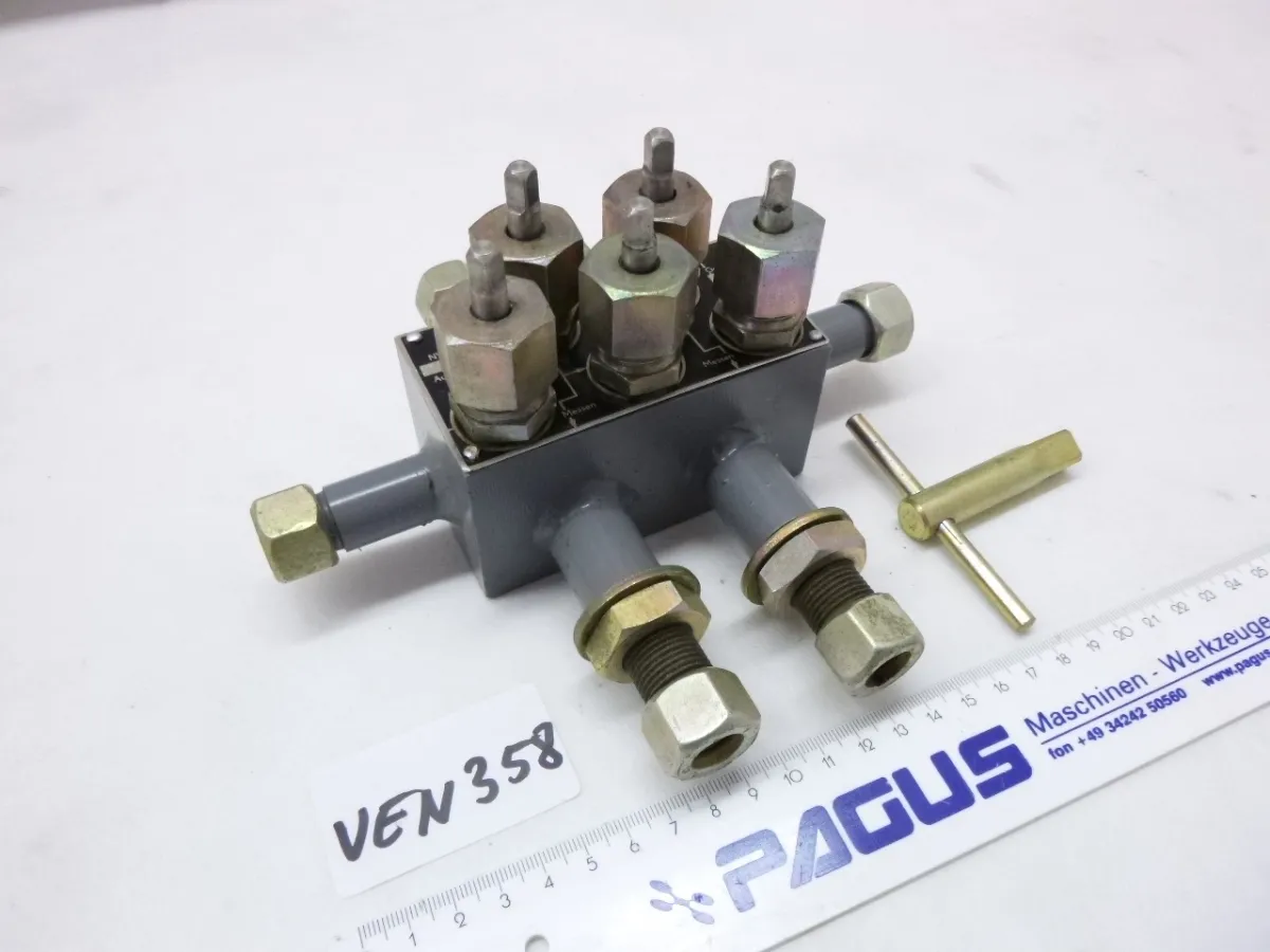 Ventilblock für Differenzdruckmessung TGL 31529
