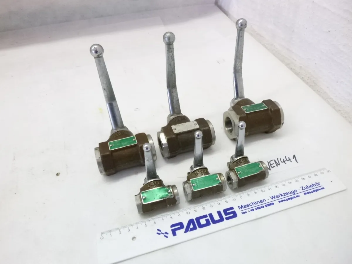 Kugelhahn PN25, 3x DN6, 2x DN16, 1x DN25