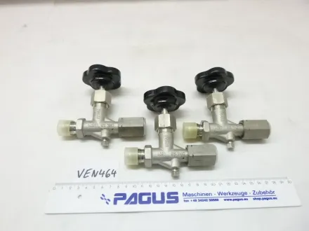 Manometer-Absperrventil G 1/2", 3 Stück – RESALE