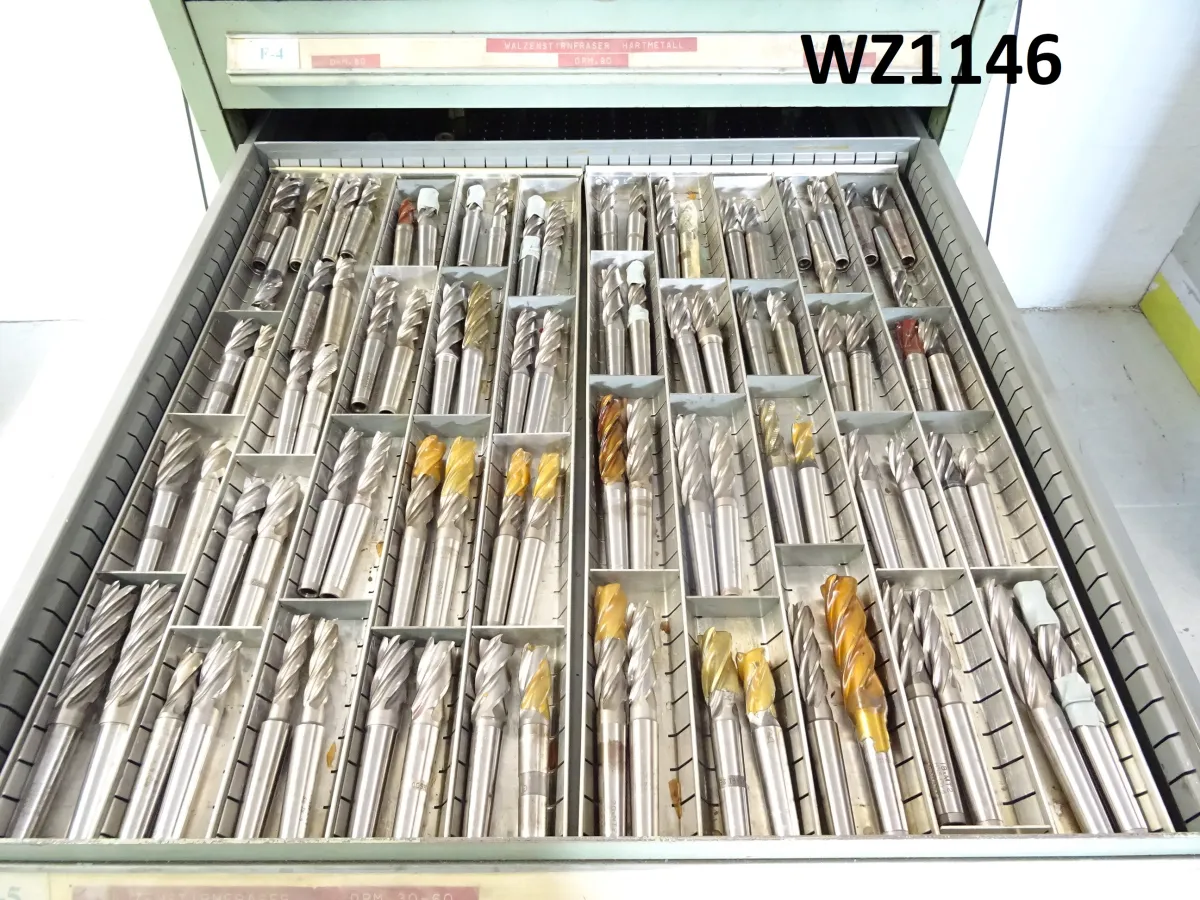 Sortiment Schaftfräser MK2 Ø 14 - 22 mm, 85 Stück