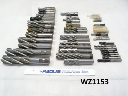 Sortiment Schaftfräser MK3 Ø 14 - 32 mm, 61 Stück – RESALE