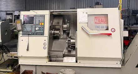 Traub TNC 42/65 DGY CNC Doppelspindel-Drehmaschine – RESALE