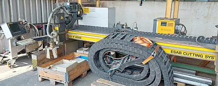 Esab SXE-P1 4000 CNC Plasmaschneidanlage – RESALE