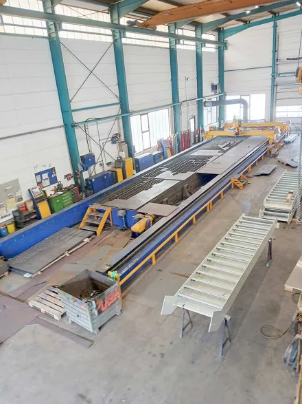 Microstep MG 16500 CNC Portal-Plasmaschneidanlage – RESALE