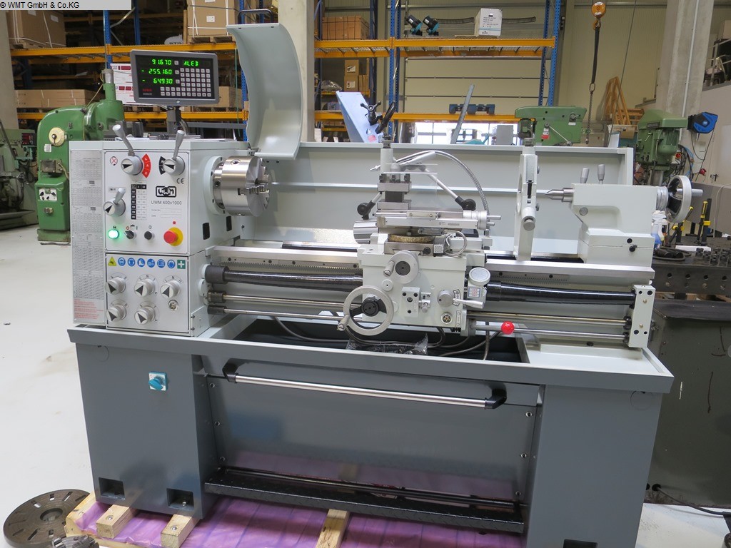 UWM 400 x 1000 DRO Leit- und Zugspindeldrehmaschine