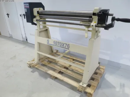 Ostas S 1070 x 76 Blechbiegemaschine - 3 Walzen – RESALE